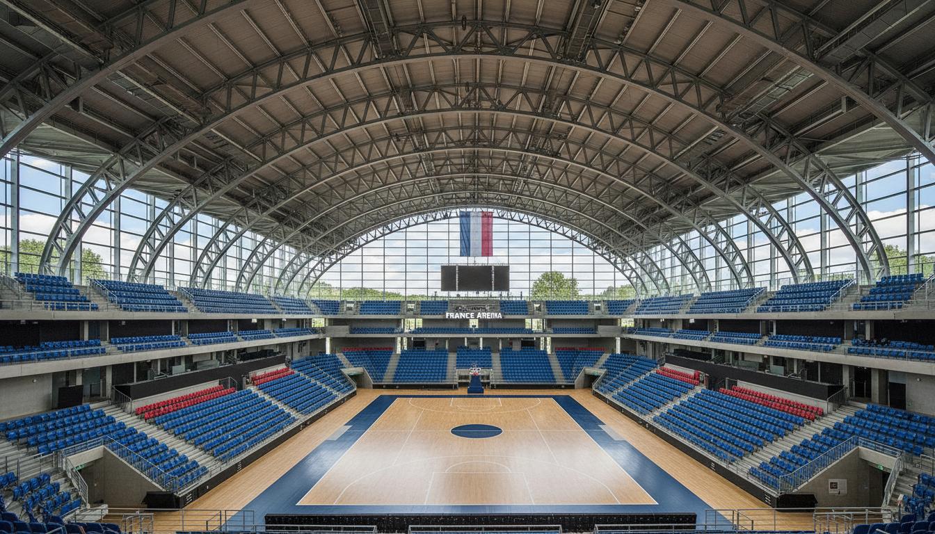 Équipement sportif structure métallique - Gymnase halle tennis