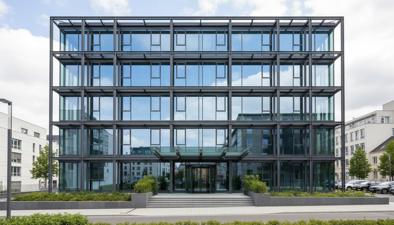 Bâtiment tertiaire structure acier - Bureaux commerces showrooms