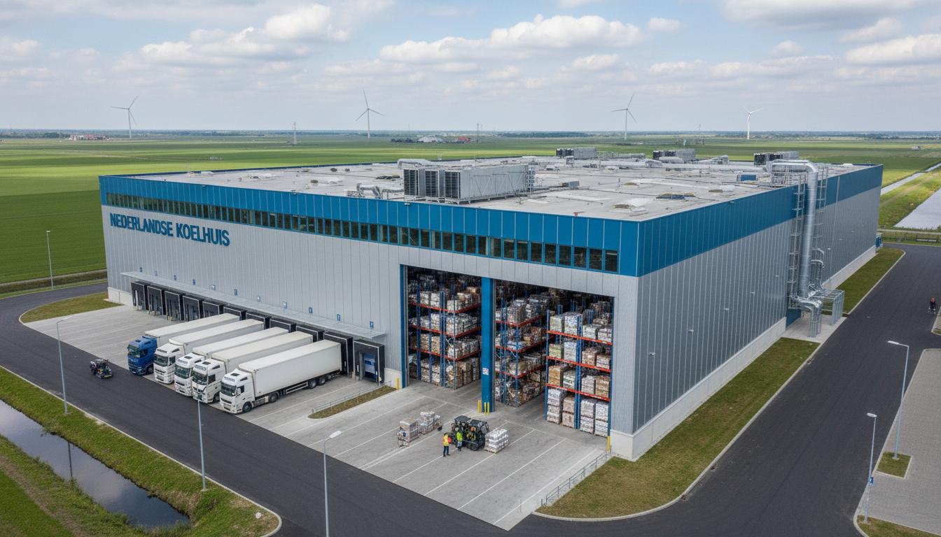 Entrepôt frigorifique Rotterdam - Structure métallique isolation thermique 18 000m²